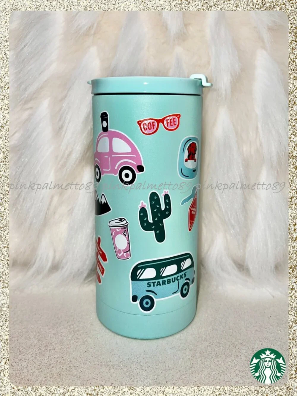 ✨💚 NWT 2026 Starbucks Road Trip Grande SS Sticker Tumbler Limited Edition